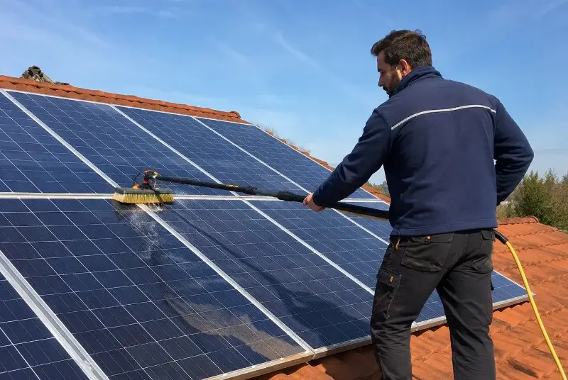 Nettoyage et entretien de panneaux solaires à Banos